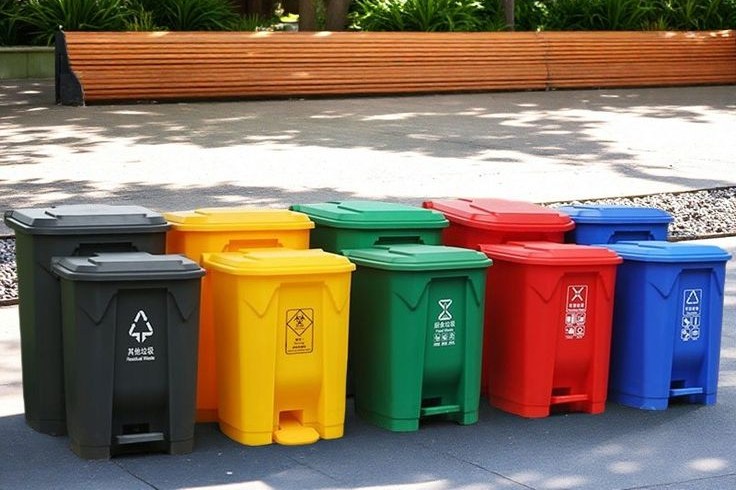 Waste bins and recycling